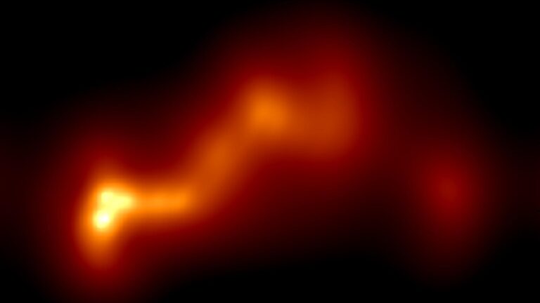 Exotic ‘blazar’ is part of most extreme double black hole system ever found, crooked jet suggests
